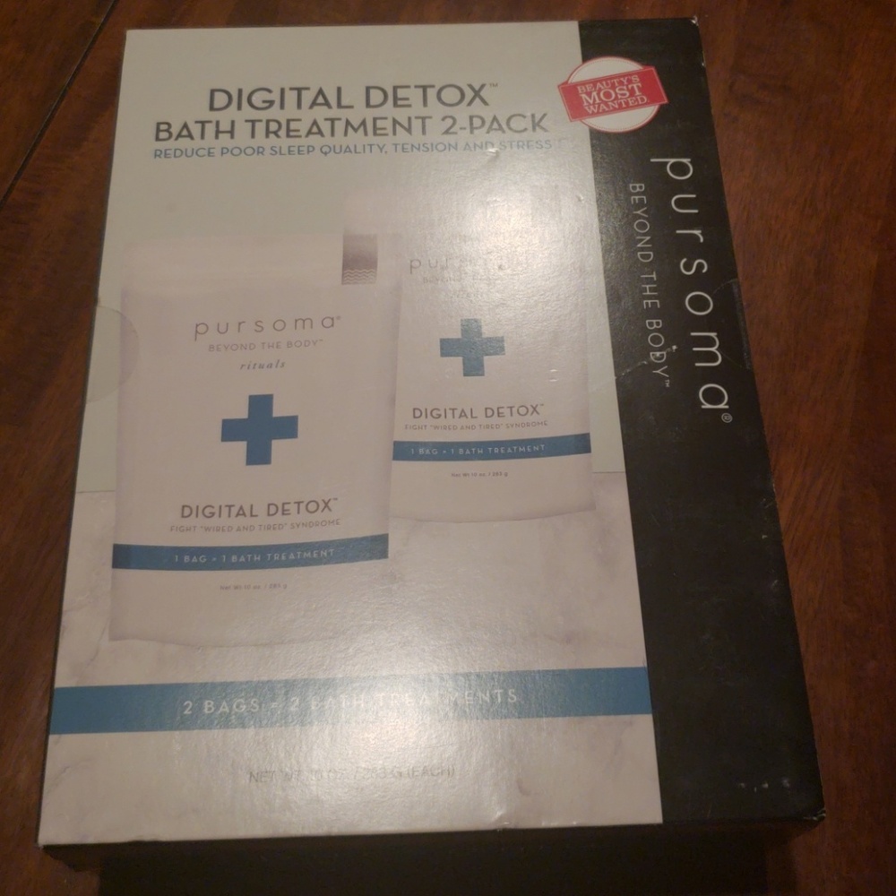 Pursoma 2 Digital Detox Bath Salts 2-pack of 10 Oz